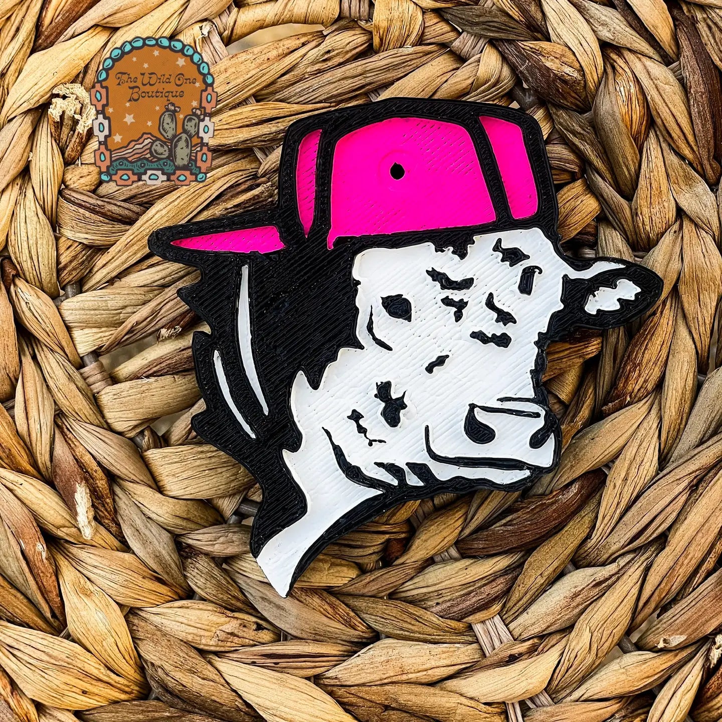 Pink Cool Cow Car Freshie