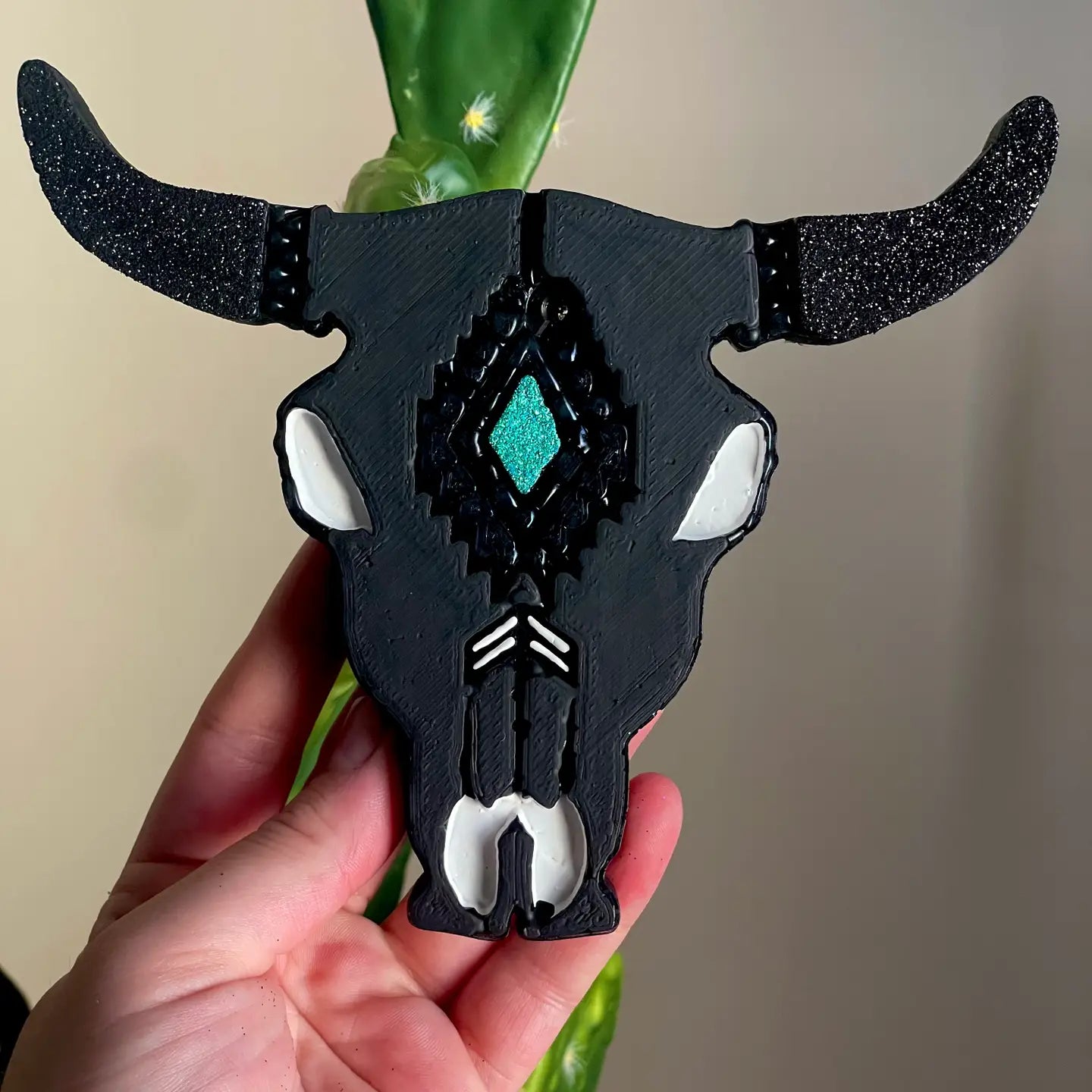 Wholesale Fierce Aztec Bull Skull Car Freshie
