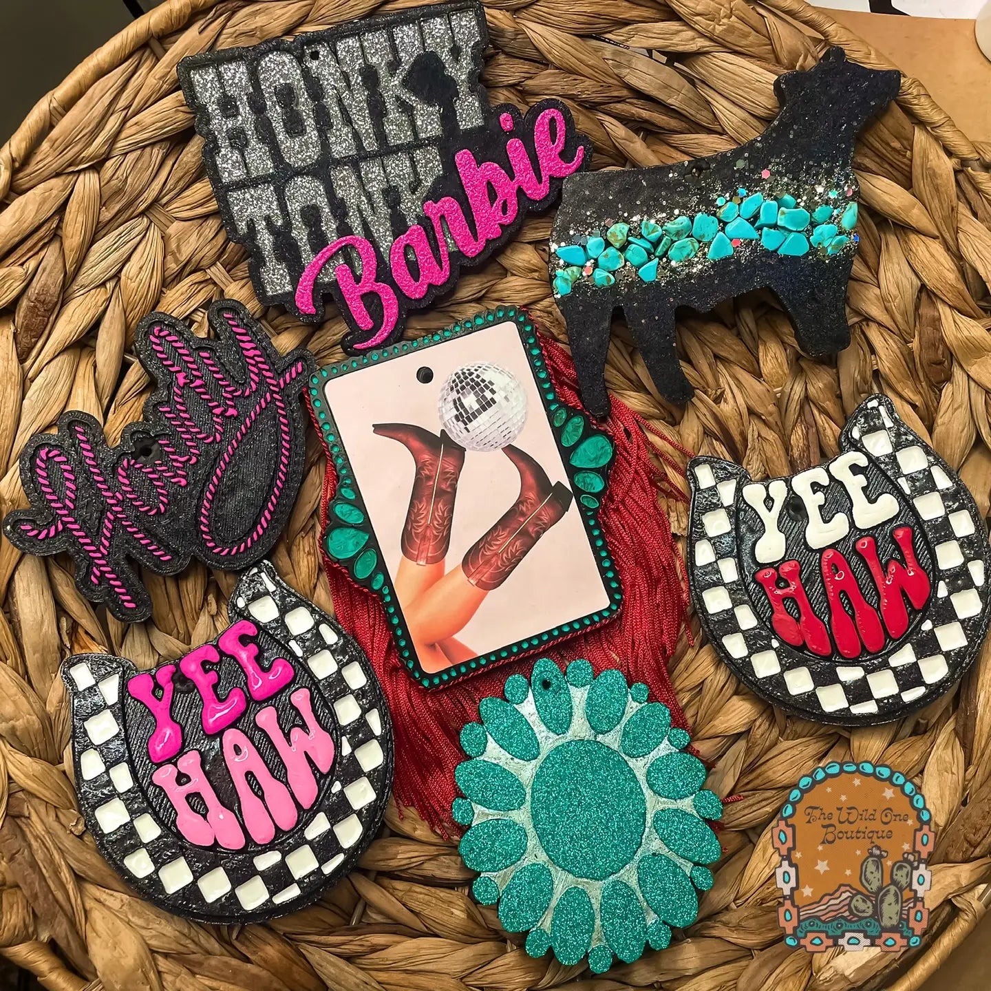Disco Cowgirl 7 Pack Car Freshies