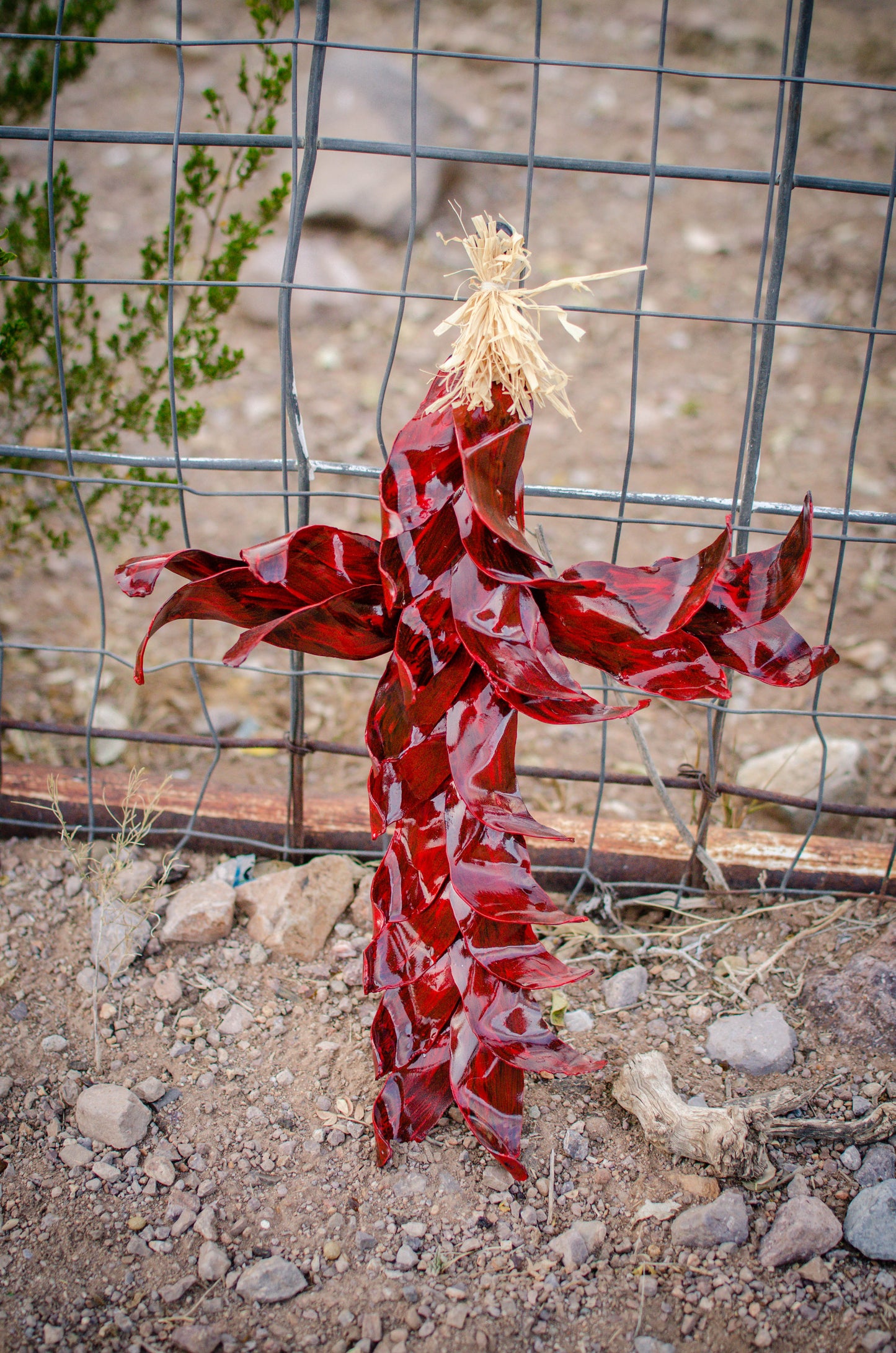 Handmade Metal Cross Ristra