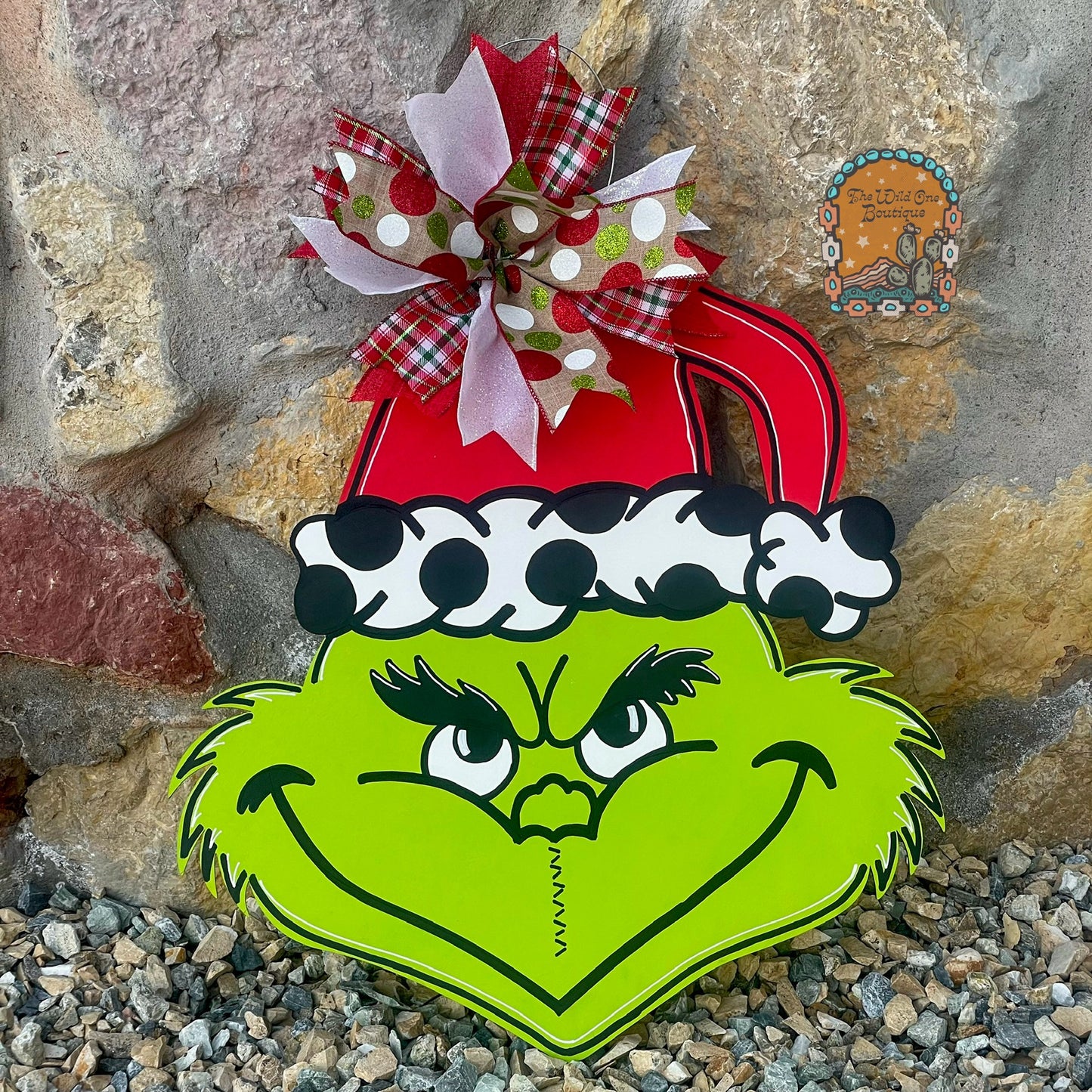 Monster Santa Door Hanger