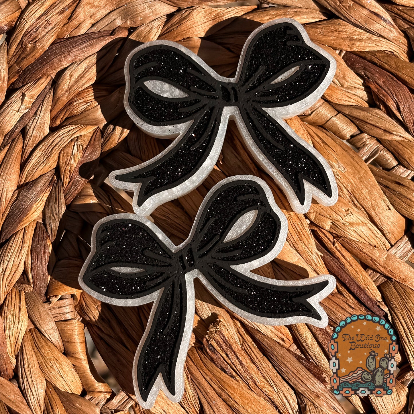 Wholesale Vent Clip Black Bow Car Freshie